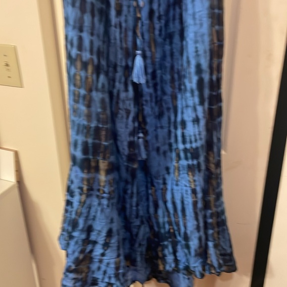 North shore from banyan tree tie dye multi color blue/tan skirt size m/l NWT - Picture 3 of 8